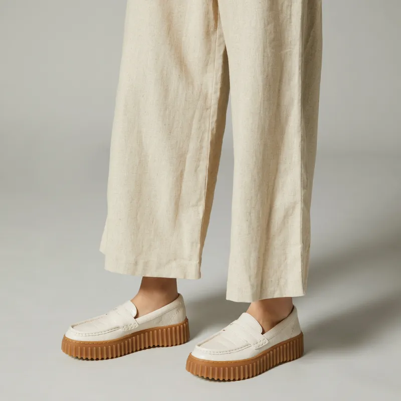 Clarks Loafers Women's White-6