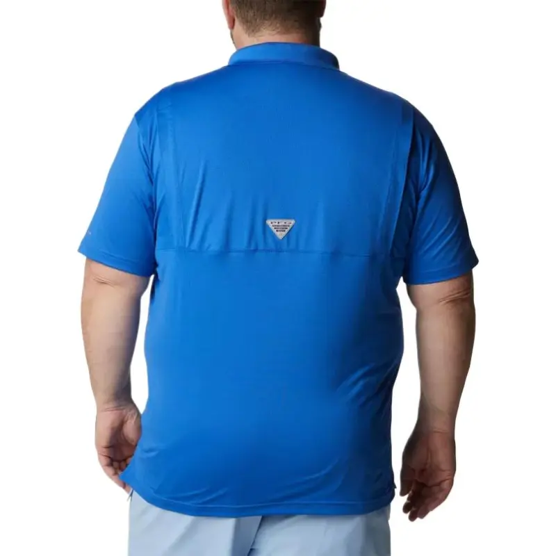 Columbia PFG Low Drag Offshore Polo Shirt Men's Blue-1