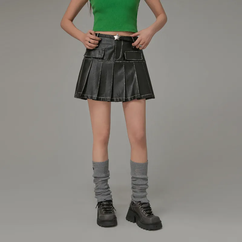 CHUU Casual Short Skirts Women's-2