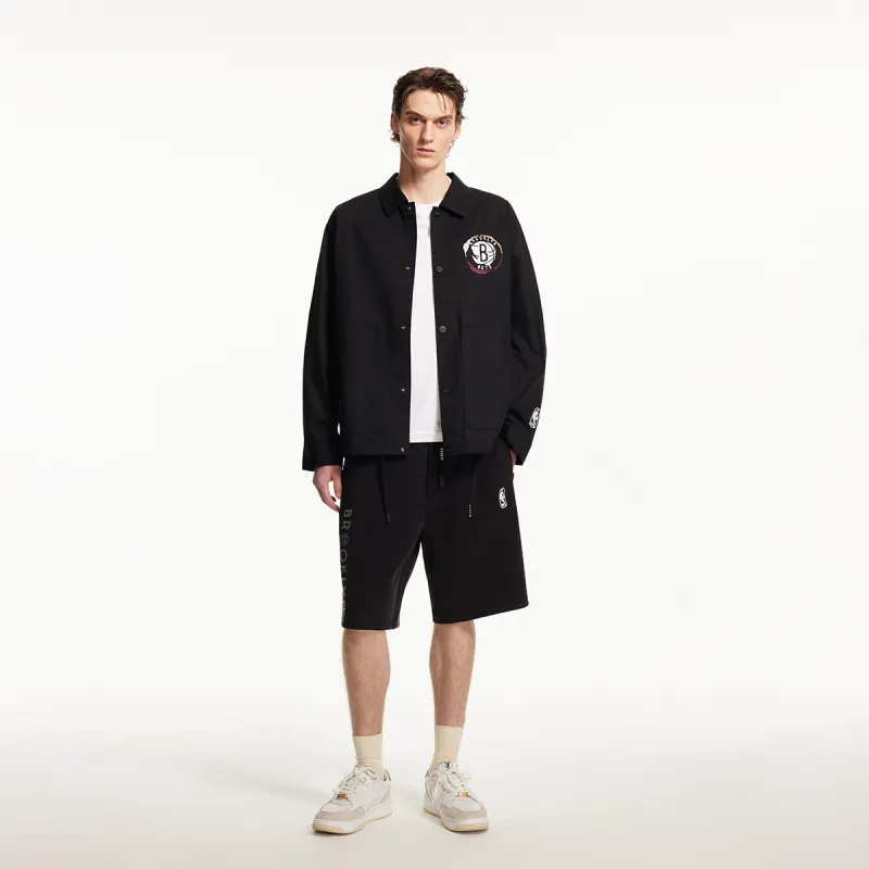 JACK JONES· x NBA Jacket Men's E43 Pure Black-3