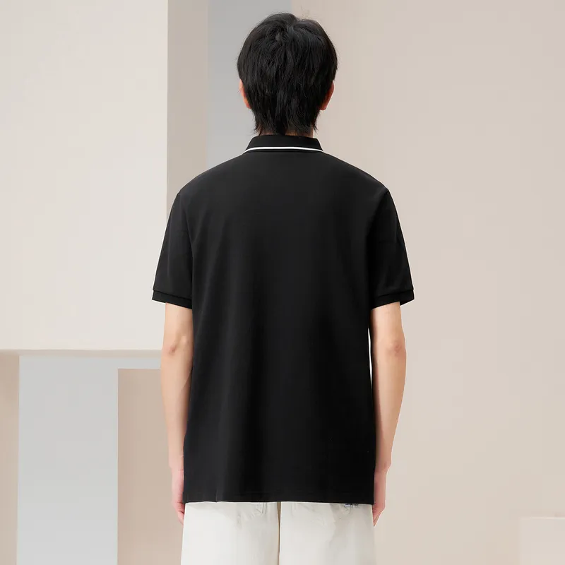 Gxg Jeans Polo Shirt Men's Black-2