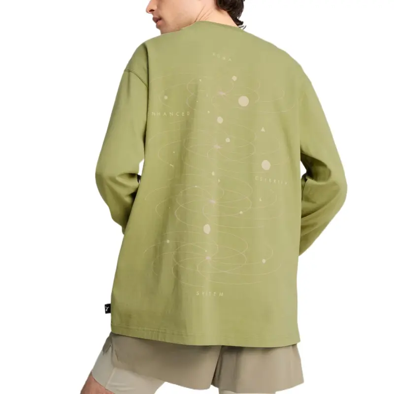 PUMA House Of Graphics Shirt Men's Green-3