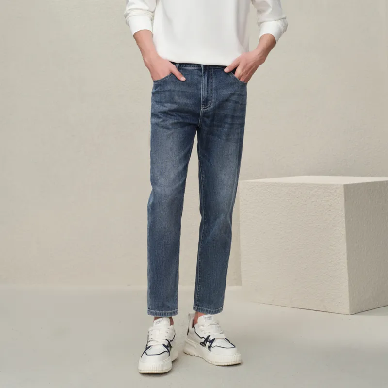 HLA Jeans Men Denim Blue Transitional Color Medium A1-2