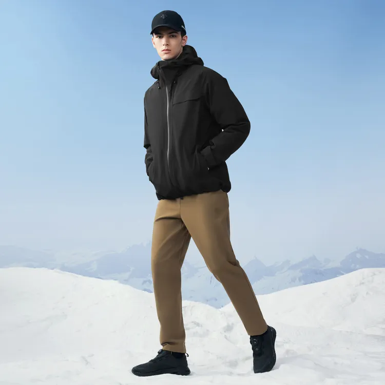 DESCENTE SKI STYLE Waterproof, Windproof, And Breathable Windbreaker Jacket Men's-11
