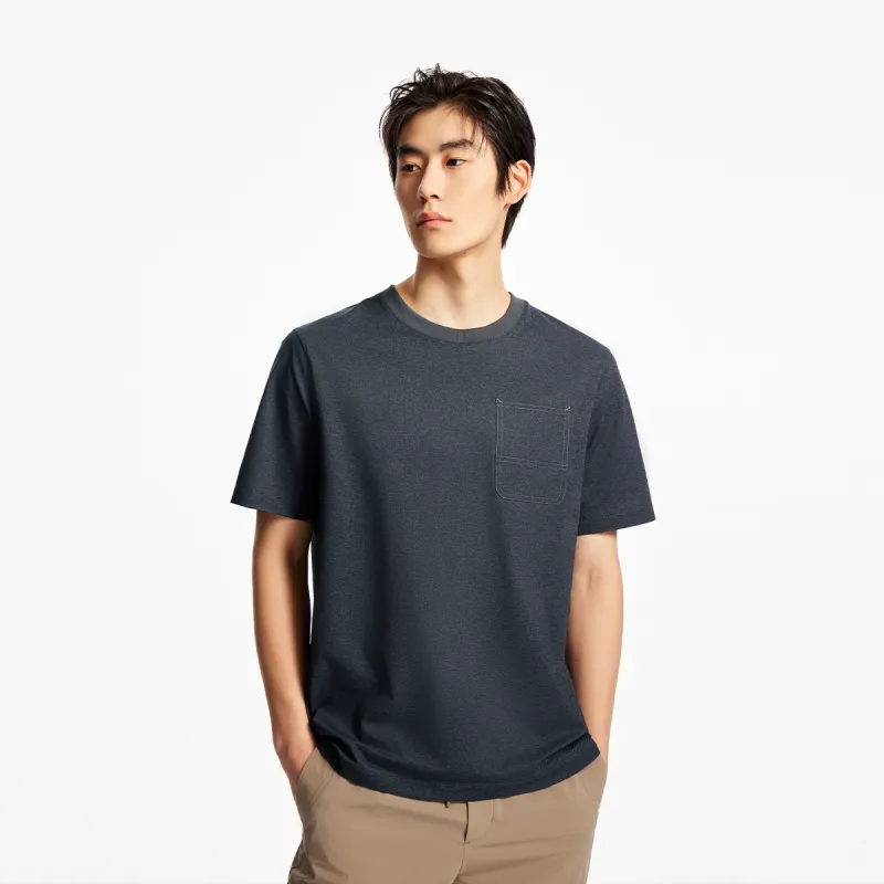 JACK JONES· T Shirt Men's E02 Dark Gray Denim-4