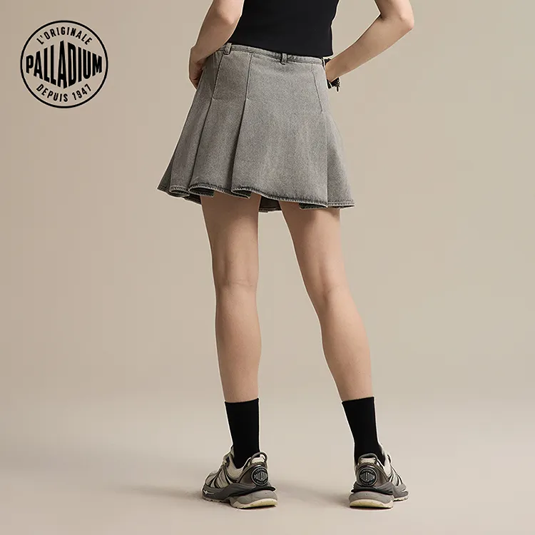Palladium Casual Short Skirts Women's Paloma Gray-4