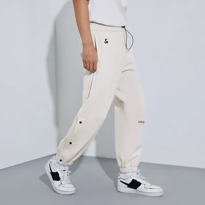 JACK JONES· Knitted Sweatpants Men's Stone Gray-5