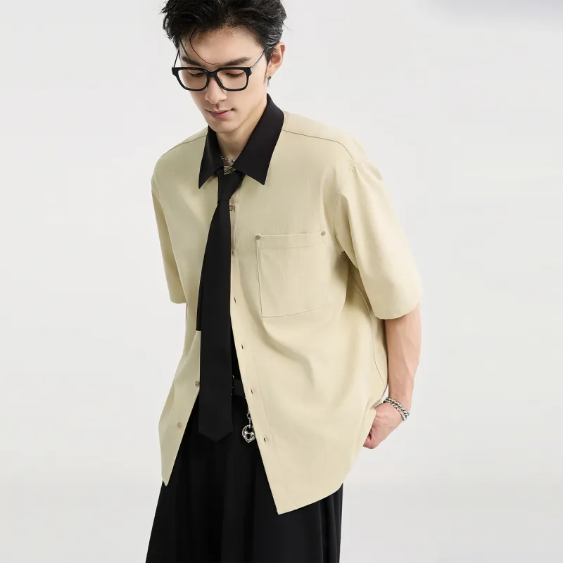 EARL JOEL Shirts Men Khaki-3