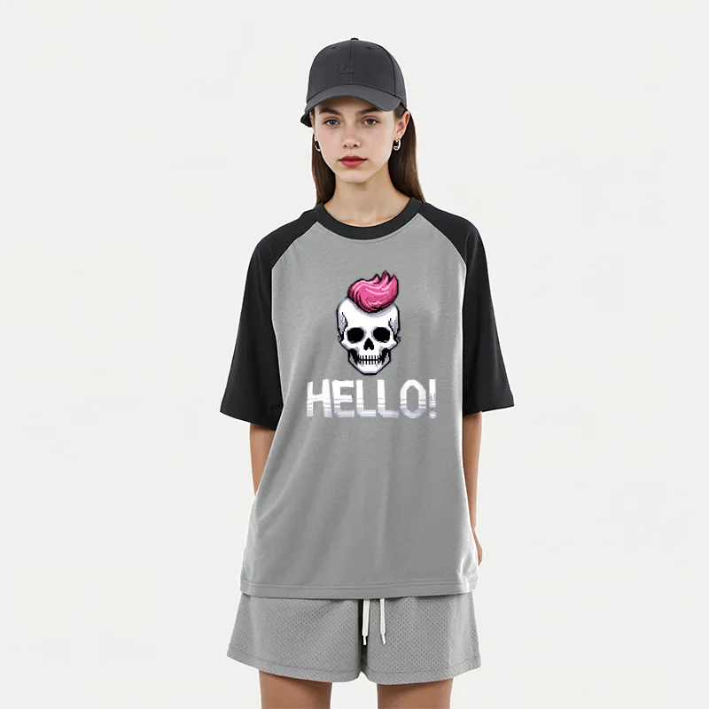 FAIRWHALE Raglan Sleeve T Shirt Women's-14