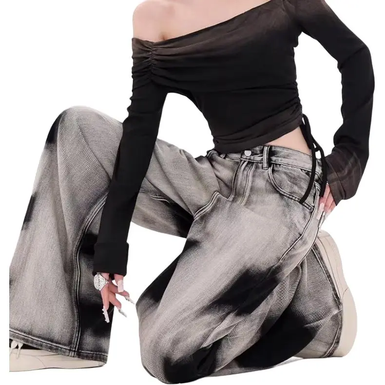 Kele Coco Jeans Women's Black Gray-2