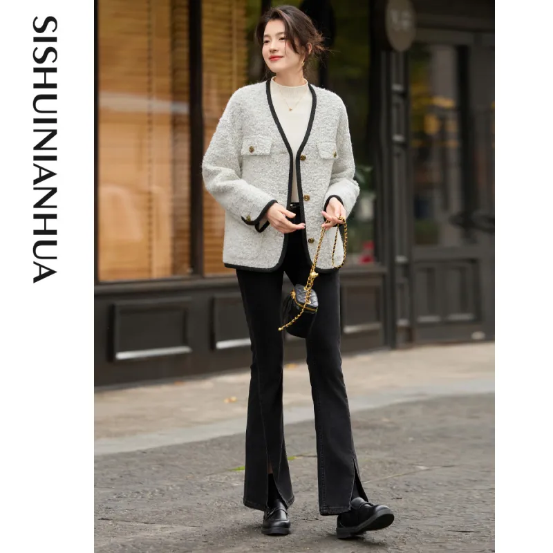 Like The Age Of Water Winter Velvet feel Coat Regular Women's-1