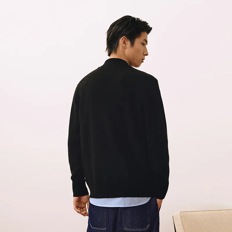 GXG Sweaters Men Black Red-4