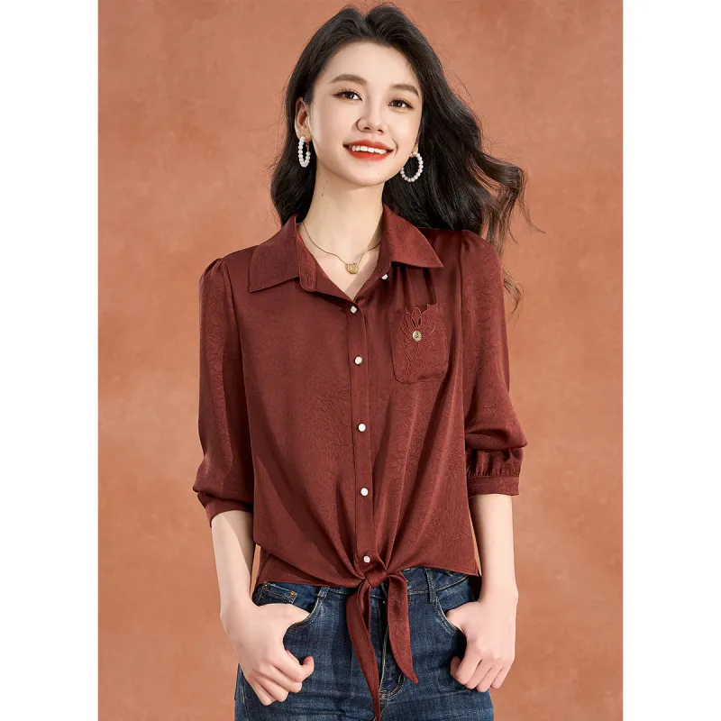 Mylan Shirts Women's Ancora Red-2