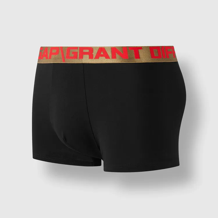 GXG Boxer Shorts Men's 3 Pack Black Red-3