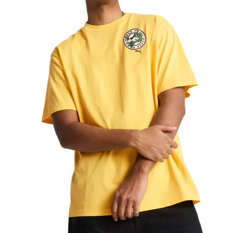 PUMA GRAPHICSSuper T Shirt Men's Yellow-2