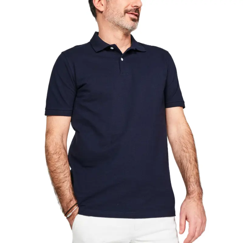 DECATHLON Polo Shirt Men's Blue Black-2