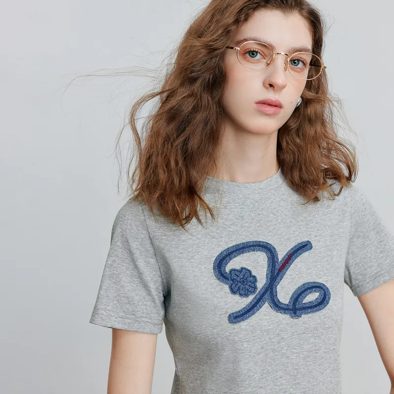 Initial Language T Shirt Women's-9