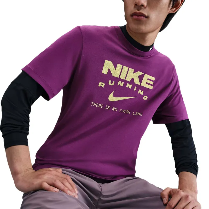 Nike Sportswear T Shirts Men Purple-3