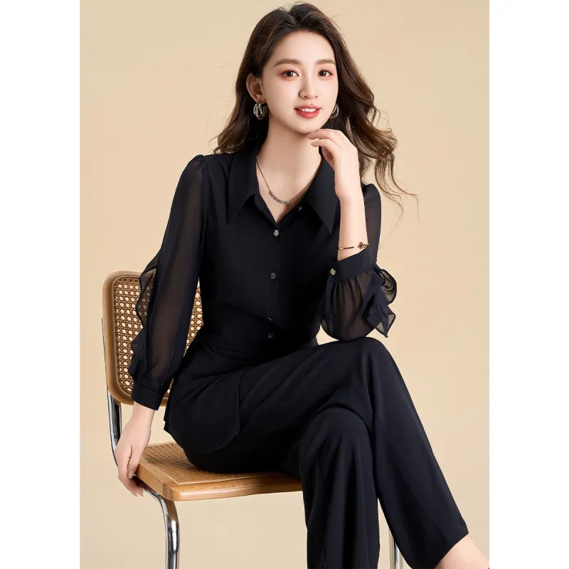 Mylan Casual Suit Women's Navy Blue-2