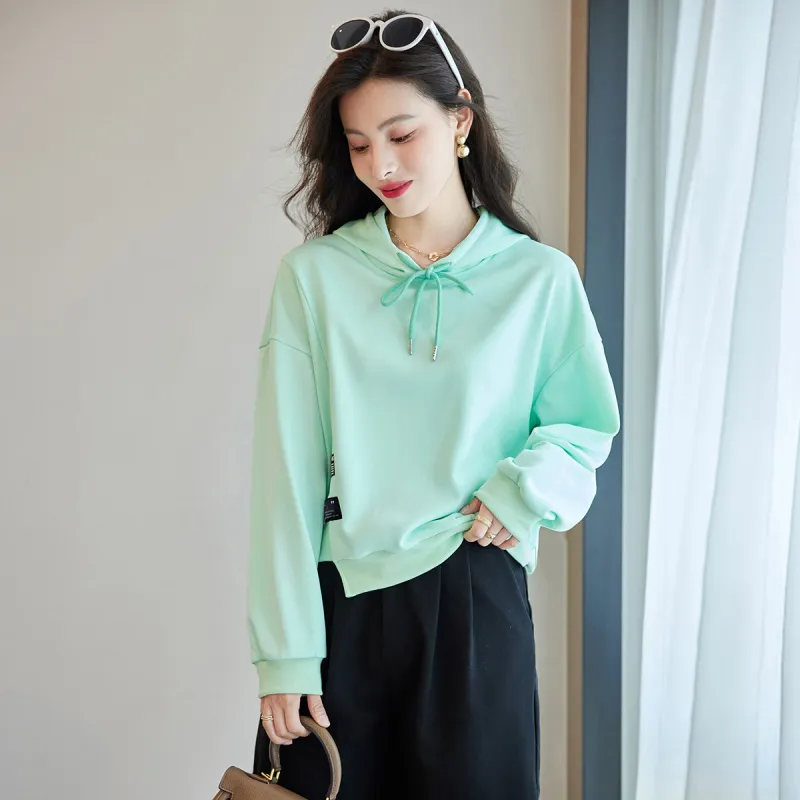 Like The Age Of Water Sweatshirt Women's Neon Green-2