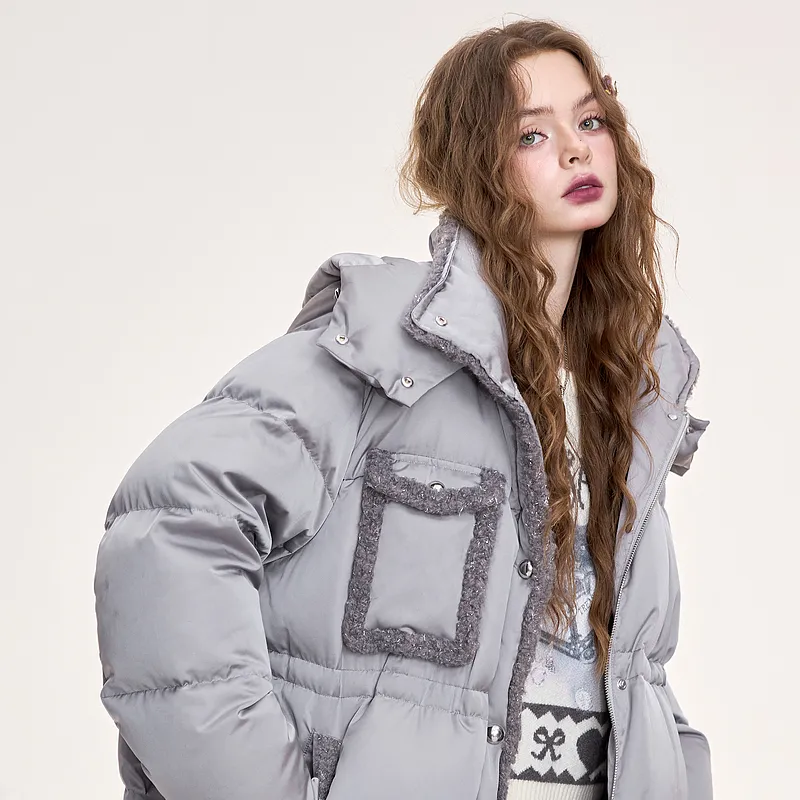 ELF SACK Down Jackets Women's Mist Gray-4