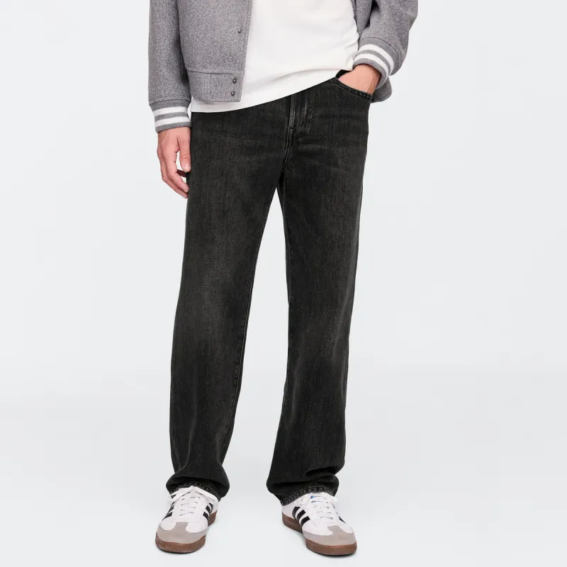 GAP Jeans Men Washed Black-1