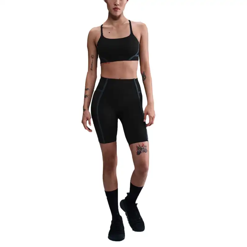 Nike Dri FitSwoosh Sports Shorts Women's Black-1
