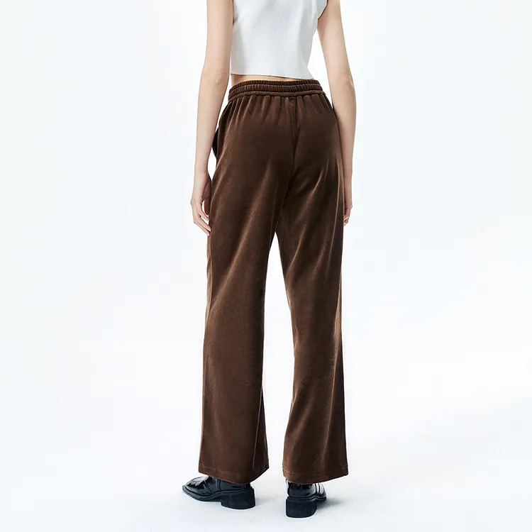 PEACEBIRD Casual Pants Women's Brown-4