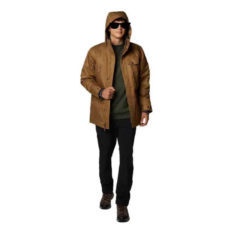 Columbia Barlow Pass TurboDown™ II Jackets Coats Men's Brown-3