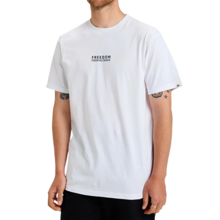 Quiksilver T Shirts Men White-2
