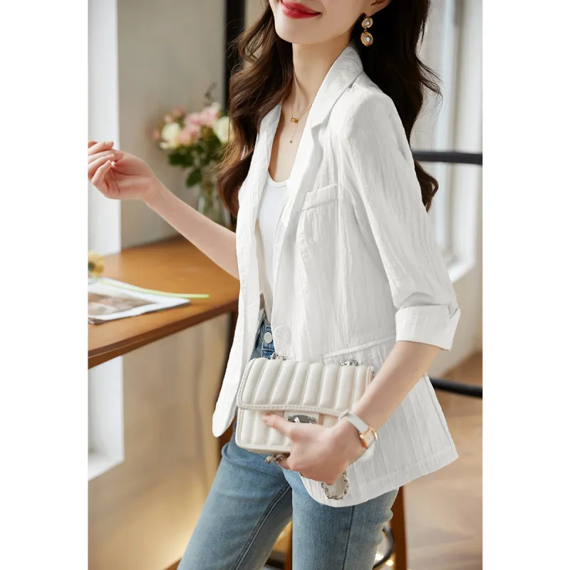 Still Quiet Cropped Coat Women's-5