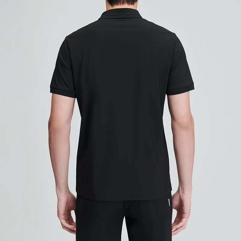 SAINT ANGELO Polo Shirts Unisex Obsidian Black-4
