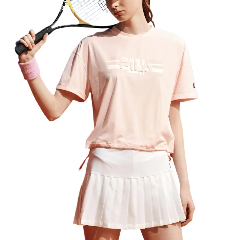 FILA FitnessAthletics T Shirt Women's Light Pink-2