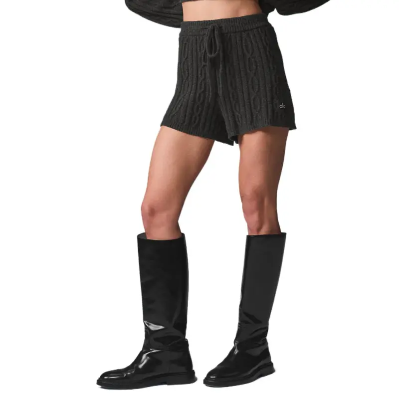 Alo Yoga Cable Knit Short Casual Shorts Women's-4