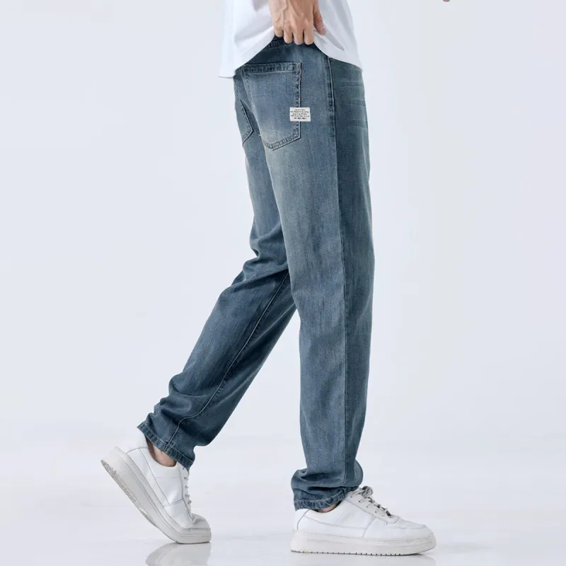 Tonlion Jeans Men Vintage Blue-1
