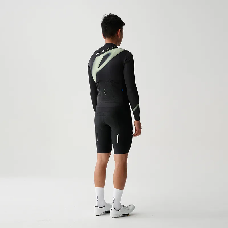 MAAP Spring Summer ORBIT PRO AIR LS JERSEY 2.0 Cycling Clothing Men's Interstellar Black-1
