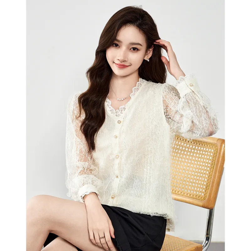Love Elaine Shirt Women's Apricot-6