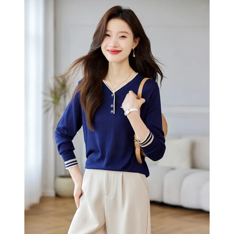 Love Elaine Knitwear Women's Blue-7