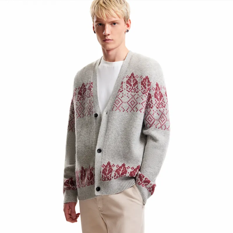 JACK JONES· Sweater Men's Light Heather Gray-4