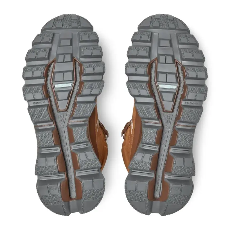 On Cloudrock Waterproof Mid-Top Hiking/Trekking Shoes Women's Brown-4