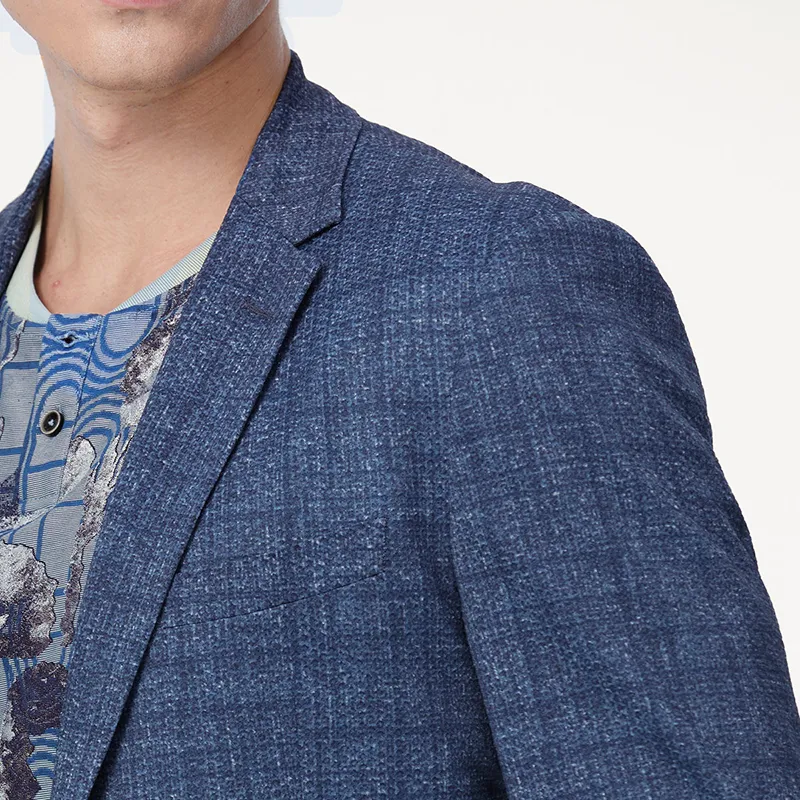 LIU·JO UOMO Spring Fall Business Suit Standard Men's Blue-1