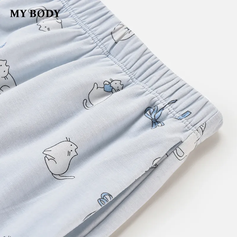 MY BODY Pajama Set Women's Image Color-4