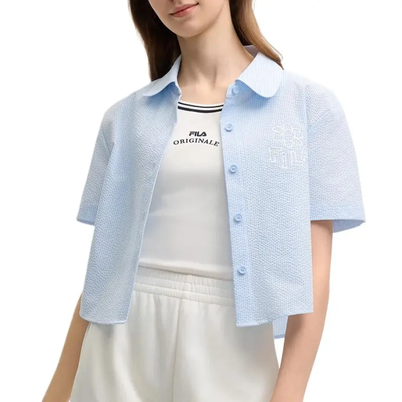 FILA x TIM LAHAN Shirt Women's Blue-2