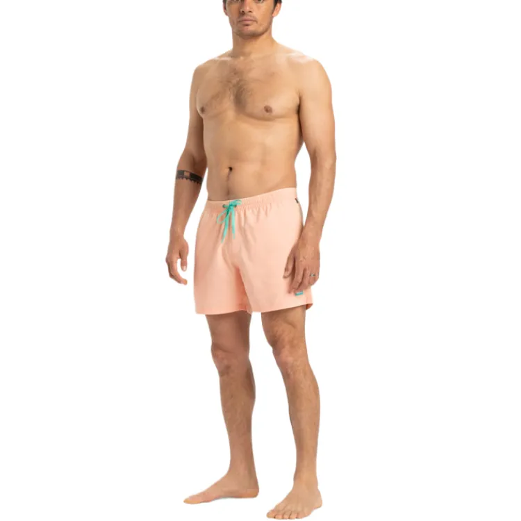Quiksilver Everyday Solid Volley 15 Beach Shorts Men's Light Orange-5