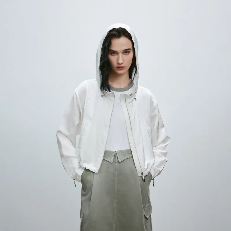 ONLY Cropped Coats Women's S00 White-2