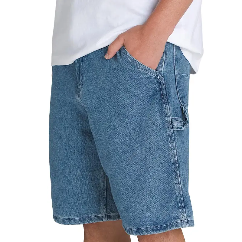 Vans DrillChore Denim Shorts Men's Stonewashed Blue-3