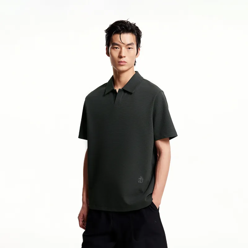 JACK&JONES Polo Shirts Men E44 Black Sand Color-5