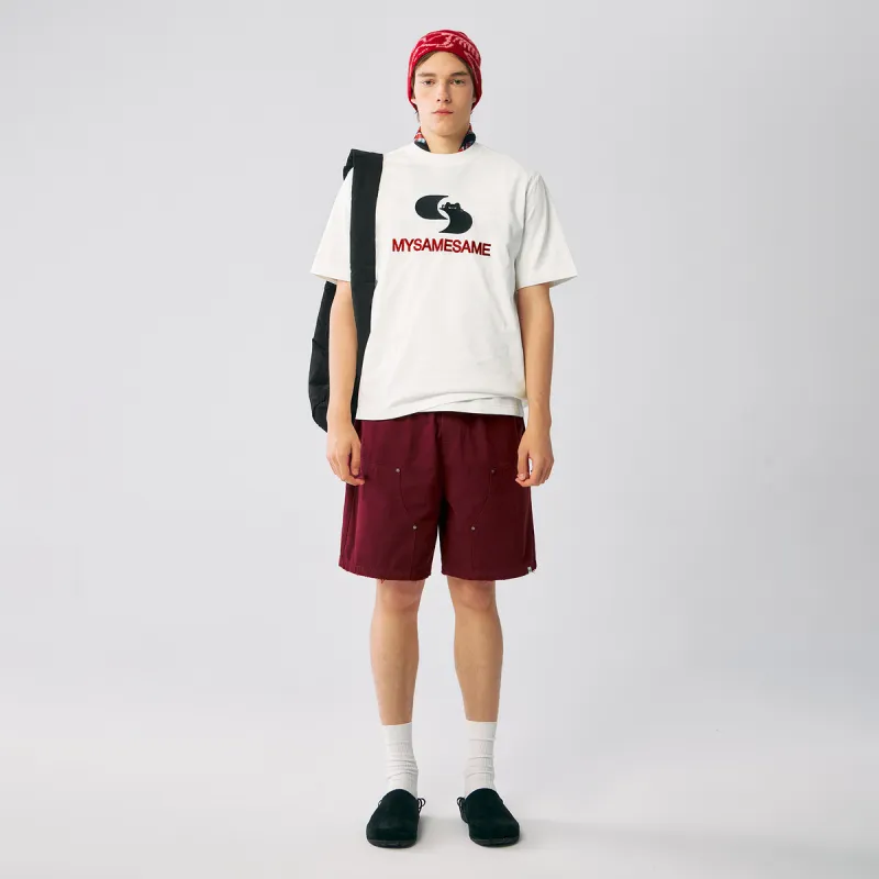 MYSAMESAME T Shirts Unisex White-2