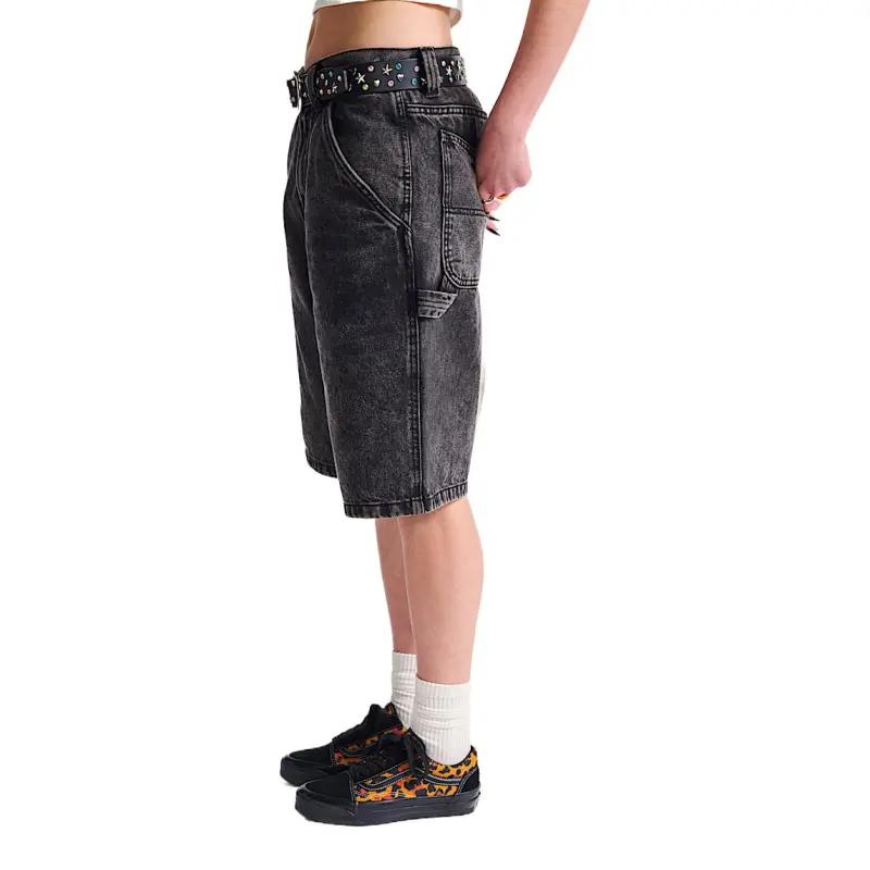 Vans DRILL CHORE Denim Shorts Unisex Black-2