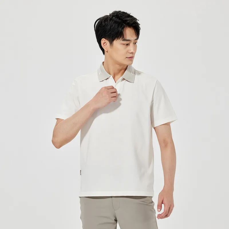 LESS IS MORE Polo Shirt Men's Ecru-2